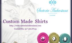 Sartoria Ambrosiana is the best custom dressmaking company at New York and specialist in custom made shirts and suits. Our creative team has years of experience in shirts and suit making.&nbsp; We provide our service since 1947.&nbsp; You just need to