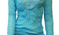 Felicia - Long Sleeve Ladies Tops
Offered in - Small - Medium - Large - X-Large
Colors Available - Silt - Blue
Machine washable
100% Polyester
Please visit our Web-Store "Cherry Lane " to view our complete collection of Ladies Fashions!