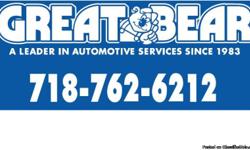Great Bear Auto Repair & Auto Body Shop
Auto repair, Maintenance and Auto Body Repair.
Quality parts and service done in a timely manner.
Female Family owned and operated. Doing business in Queens for 4 generations.
164-16 Sanford Avenue
Flushing NY