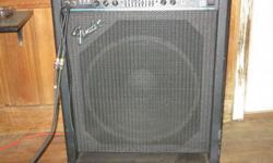 B X R-200 watts,9 band eq,chorus,shelving//has low & high outs,,fx loop=15"speaker-on casters