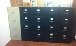 17 x 4 drawer File Cabinets.&nbsp; 3 x 2 drawer file cabinets.&nbsp; $50/4 drawer.&nbsp; $30/2 drawer