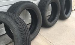 Set of 4 Firestone Affinity Touring Tires like new, size 205/55R16. &nbsp;Asking $220 for the full set.