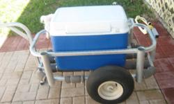 New fishing wagon with 5 rod holders
--