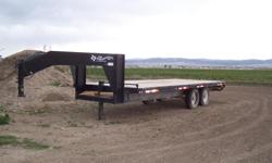 20' Flatbed Gooseneck Trailer
Store Away Ramps
14,000 GVWR
Mfg in 1997; Texas Goosenecks, Inc. by Wyoming Mfg., Inc.
20' Deck
Deck, Spare Tire, Brakes, Tires in Excellent Condition
