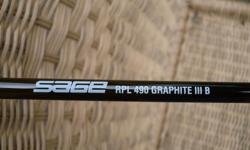 Sage RPL 490 Graphite III B 9ft.
I got it from the factor on Bainbridge Island. I was going to have it built to replace a broken rod. When a friend surprised me by having my broken rod fixed, I decided to sell this blank.
It's been in a rod sock since the