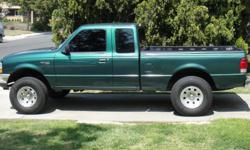 I have a 2000 Green Ford Ranger XL/XLT Supercab 2D 3.0L V6 for sale with 104,196 miles. This truck has a new transmission along with brand new tires. According to Carmax reports it received ?Good Condition? under all three titles