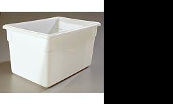 RubbermaidÂ® Brand Mark-it-Fresh
18-Clear Polyethylene Food Storage Boxes 18"x 26"x 15"deep 6 per box
54-White Polyethylene Food Storage Boxes 18"x 26"x 15"deep 6 per box
7 boxes white lids 6 per box
10 boxes clear lids 6 per box
Brand new never used, in
