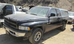 &nbsp;
Parts for your Vehicle here.
&nbsp;
For Parts: '98 Dodge 1500
We are parting out this '98 Dodge 1500
5.2 engine 2 wheel drive automatic transmission
Inventory REF #733
Check out our Face Book page and like us.
Vehicles photographed on arrival, may