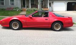 1992 Pontiac Firebird. Very clean, T-tops loaded. Never seen snow. Call -- leave message