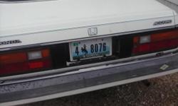 I have a 1984 honda accord. The inside and out side of car is in perfect condition. transmission is good in car. the car needs a new engine block.