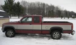 Truck has 215,000 miles but runs and drives great.Many new parts like a starter,water pump,fuel pump,windshield,brakes(front&rear)tires and rear shocks,have front shocks for it also,just have`nt put them on.4x4 works great never a problem in the