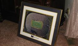 Framed picture in Mint condition U of M stadium
20.00 Cash at pick up
517 541 8271