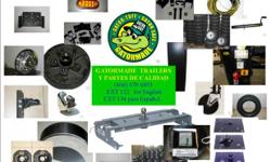 We are Gator made trailers, we have a huge selection of parts for your trailers, RV and boats. At this time we offer sets of tires, axles, tool boxes, fenders, jacks, DOT safety kits, rims and wheels,hubs,ratchet straps, backing plates, brakes, lights,