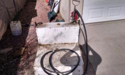 40 or 50 gallon diesel tank with new hand pump