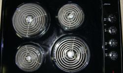 G.E. Electric Cooktop (Black)
27 1/2" wide by 18" deep by 3" high.
Asking:&nbsp; $50.00