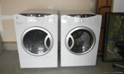 LIKE NEW!!! GE, front loading, washer and dryer for sale! Purchased in 2007; only been used 18 months during those 4 years. 3 and 4 prong plug-ins included! Runs GREAT and very quiet!