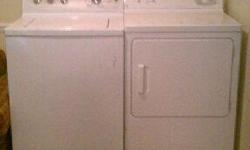 Nice newer GE washer & dryer set for sale. Both work great. Need to sell asap. Asking $150.