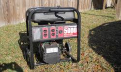 GREAT MACHINE - LIFESAVER!!! RAN ENTIRE HOUSE 1200 SQ FT- A/C'S ,TV'S REFRIGERATOR ,LIGHTS ECT. ALL @ AT THE SAME TIME- RUNS GREAT - GAS POWERED - LOW HOURS CALL KATIE 772-643-3114