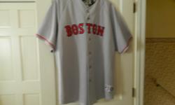 gray Curt Schilling #38 baseball shirt. Size XXL. New with tags.