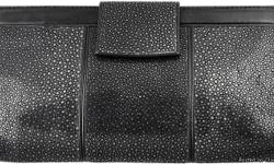Genuine Sanded Stingray Leather Clutch Bag / Wallet STW212-SA Black
Genuine stingray leather wallets retail and wholesale. Real stingray skin wallets by manufacturer and wholesaler.
Leather of the World in Stockholm AB is a company located in Sweden. We