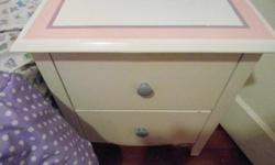 Girls bedroom set box sping and bed rails No matress Moving sale $200