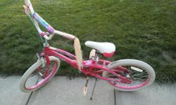 Aluminum Glimmer, Shimmer, sparkle and shine Kent girls bike
My daughter used the bike maybe 4 times then outgrew it.