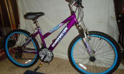 Girls sport 18 speed moutian bike
Purple metalic frame. Frame size 15"
Very clean, never used. I paid $140.00 for it originally. It was purchased for my niece to use when she visited us, she never used it so now my lose is your gain.
Torque Drive System