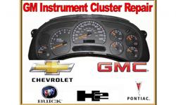 We specialize in rebuilding gauge clusters in General Motors vehicles. (GM, Chevrolet, Pontiac, Buick, H2)
We have years of experience and stand behind our work with a LIFETIME warranty on parts and labor.
Mobile Repair!&nbsp; That's right.... We come to