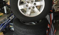 2012 GMC Mag Wheels and Tires, tires&nbsp; are 245 70r 17 and have 12k miles and have lots of tread left