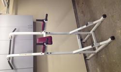 Gold Gym dip leg machine. Like new condition. Used very little. $80 or best offer. Call or text. --
