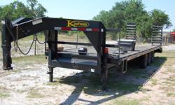 2008 Kaufman 28 ft. heavy duty gooseneck trailer bought new. Electric Brakes, spare wheel and tire, twin ramps, 21000 lb tri-axle like new. Must sell due to health issues. Please call 863-414-7897 or email me at dudrop52@yahoo.com.