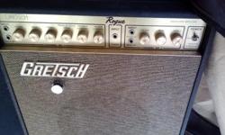 vintage gretch bass amp -works needs tlc