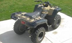 Low miles (3123) and in great shape, The Yahama Grizzly is one of the best ATV's ever built, the utility trailer is also available and is a rear load drive on traler.
The essential features that mark the Grizzly?s reputation as the ultimate workhorse