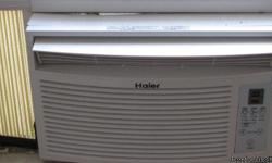 It's cold out but don't burn when summer hits! I have a practically brand new Haier Energy Star Room Air Conditioner (bought in August). I'm moving before the warm weather hits.
It's in fantastic condition; you can take it in the original box and includes