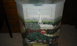 Cute small handpainted corner table or corner cupboard with drawer and door.&nbsp; Perfect condition. 26" high x 18" wide x 13" at deepest.
$75.00
CASH ONLY
If interested, call (940) 691-1172