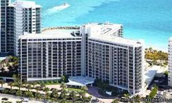 Bal Harbour, nice view from this updated condo on the beach.1bed 1 and a half bath, open kitchen with stainless steel apliances.Spectacular amenities like spas for his and her, state of the art gym, party room, play room, large pool and more. The building