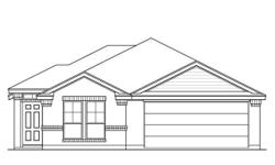 NEW CONSTRUCTION. THE HARRIS FLOORPLAN. A GREAT STARTER HOME WITH 3 BEDROOMS, 2 BATHS, GRANITE KITCHEN COUNTERS WITH DARK CABINETS, MARBLE VANITIES AND 36X60 SHOWER IN THE MASTER BATH, VAULTED/SLOPED CEILINGS, A COVERED PATIO, WASHER, GAS DRYER, GE BLACK