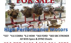&nbsp;HAVE THESE LAST MOTORS TO SELL STARTING AT 5,000+ CALL 626-757-0129 / 626-331-6270&nbsp;