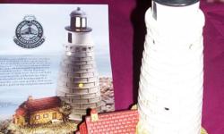 Cana Island Wisconsin 1869 replica Electric Lighthouse. Never used, excellent for the Collector. Made by Leftun. Made in 1993.