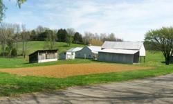 7.5 ac. mini farm - all pasture, with farm house, 2 BR, 2 B, downstairs, 1 BR in loft, central HA, recently remodled through out. Has 2 big barns, 2 sheds. sit on the back porch and watch deer & turkey. Great place for retirement. Only 4 miles to Dale