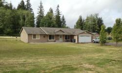 This open concept home has all the features you are looking for in a home that will suit all your needs, 3 bedroom 2 bath, 1931 square feet on 1.43 fenced acres. The kitchen has beautiful Maple cabinetry with an eating counter and dining space too.