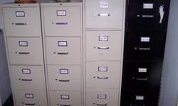 i have 4 Hon 4 drawer metal filing cabinets in very good shape they are 50 dollars each.