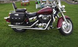 Beautiful must see! Only 8, 500 miles. Lots of extras. Red (BURGANDY/BLACK) SHARP LOOKING. Large locking saddle bags. Includes customized motorcycle jack and ramp, gunfighter seat, and many original parts. Inspected untill 7/15. &nbsp;Located in Latrobe,