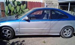 1996 HONDA CIVIC , SILVER, 2DOOR. STICK SHIFT. NEW TIRES, ASKING PRICE 2,300 OBO. PLEASE CONTACT RUDY FOR MORE INFORMATION AT 310-590-6172. PLEASE CONTACT IF YOU ARE SERIOUS, NEED TO GET RID OF THIS CAR, ASAP. LOCATION WHERE CAR: INGLEWOOD,CA.