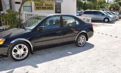 NICE BLACK 4 DOOR CIVIC-AFTER MARKET RIMS AND TIRES 17" -RUNS VERY GOOD COLD AIR GREAT GAS SAVINGS.....SIMON AUTO SALE IS LOCATED AT 900 ALT 19 &nbsp;PALM HARBOR FL 34683 &nbsp;.WE ARE OPEN FROM 9 AM TO 6 PM MON TO FRI. SAT 9 AM TO 2 PM.CLOSED SUNDAYS..