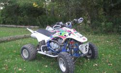 i have a 2004 race ready four wheeler with elka shocks and new clutch just got in, it has a J-B swing arm and beadlock tire.