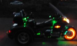 Honda Goldwing Tike, 20th Anniversary Edition, Color green with genn halogen lights, 44K miles, Lots of extras, I pod coneections, heat connections, ring of fire
RUNS PERFECT, EXCELLENT CONDITION, VERY ATTRACTIVE
