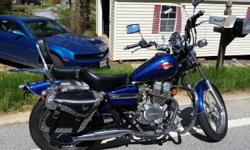 Honda CMX250cc
yr is 01
mileage is $2,600. Original miles
Excellent condition; always garage kept
Purchased from instructor from Basic Riding Course i La Plata,MD
His wife decided riding wasn't her thing
Garrantee passed inspection
Located in Lusby,