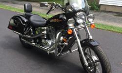 One owner, garage kept with only 12,000 miles. Black, molded saddlebags, windshield. light bar, backrest with rack. Shaft drive, water cooled. &nbsp;Crystal Lake, IL &nbsp; 847-309-3698
