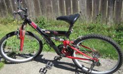 Nice Honda Trailwinder 24-inch, 21-speed mountain bike in good condition. Brakes need new pads, but in good shape overall.